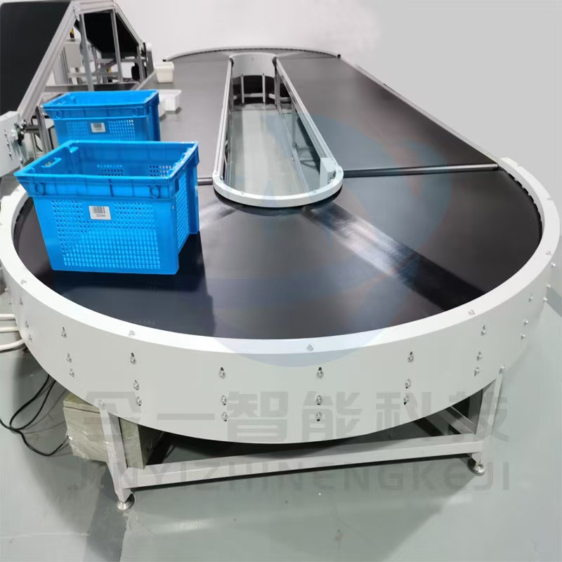 黑色皮帶轉(zhuǎn)彎?rùn)C(jī)