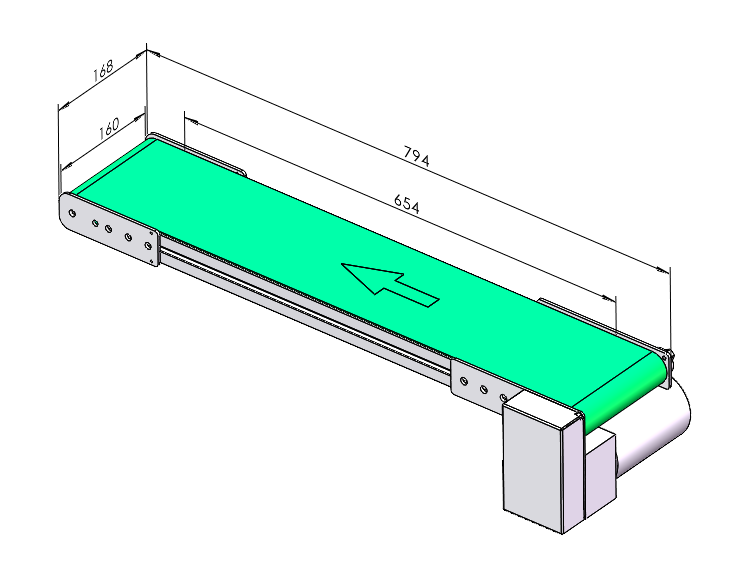 微型輸送機(jī)流水線