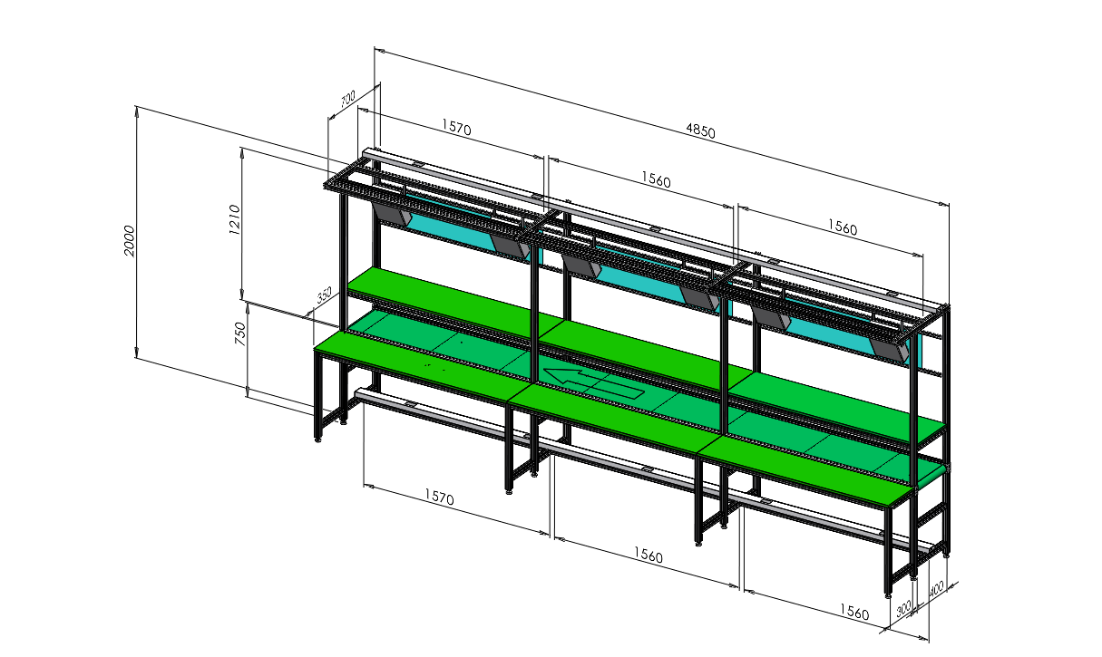 標(biāo)準(zhǔn)輸送機(jī)流水線