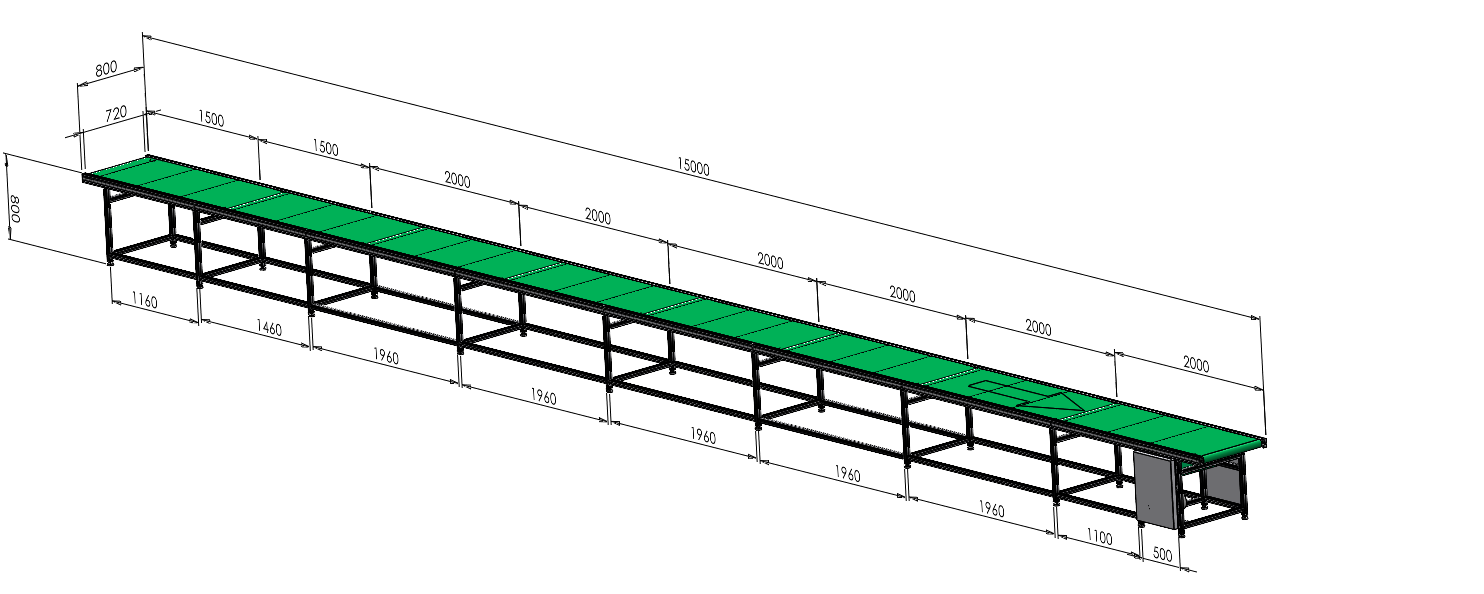 15米標(biāo)準(zhǔn)流水線(xiàn)